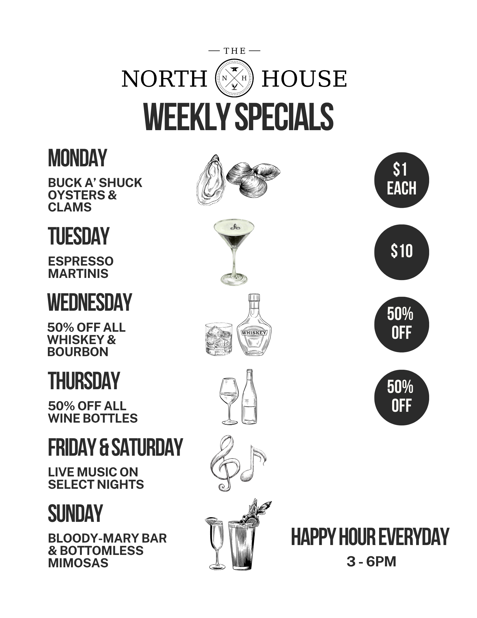 Weekly Specials NoHo 1